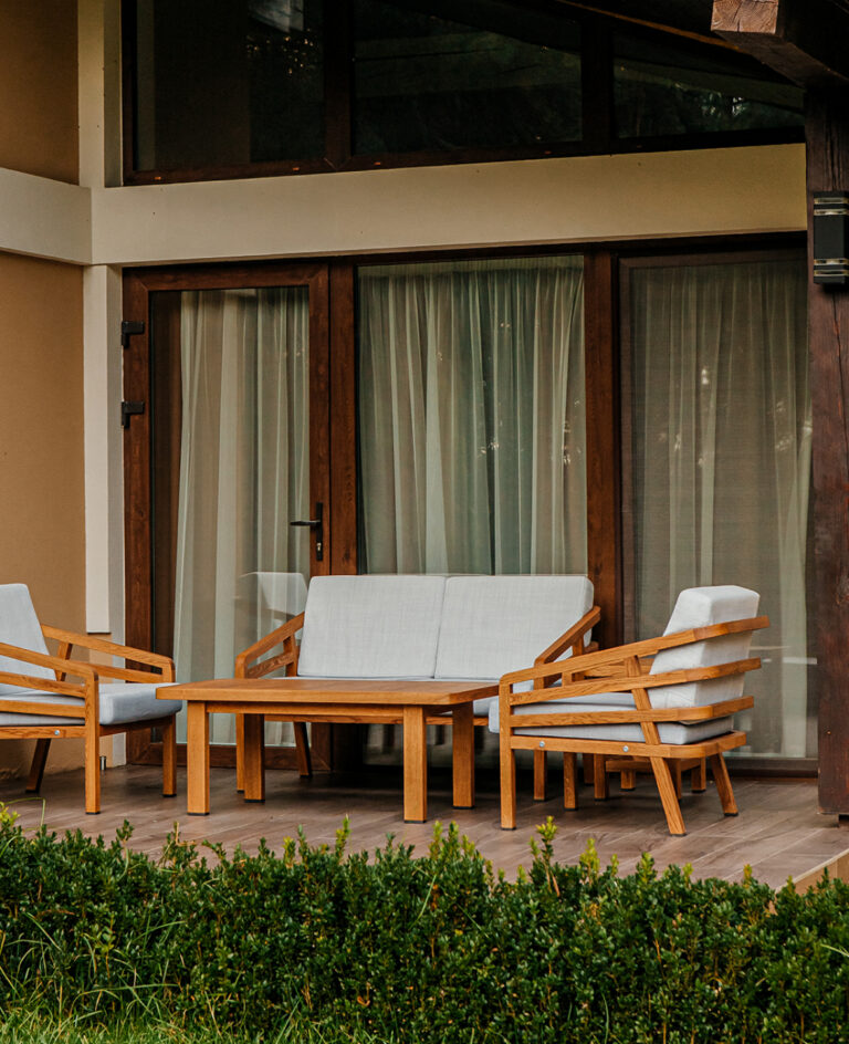 For the balcony and terrace