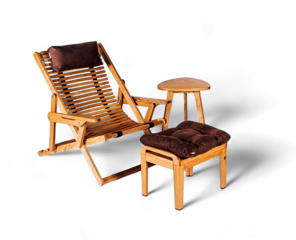 Комплект крісло-шезлонг Wood Chalet chair ― фото 1