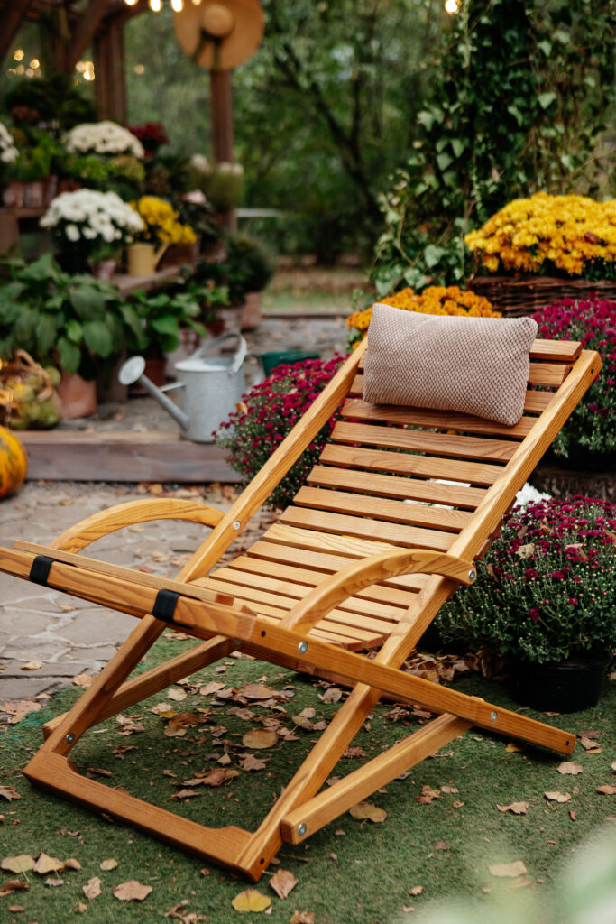 Комплект крісло-шезлонг Wood Chalet swing ― фото 3